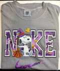Grey Snoopy Short Sleeve (LARGE)