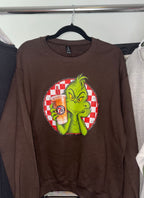 7B Grinch Crewneck Brown (MEDIUM)