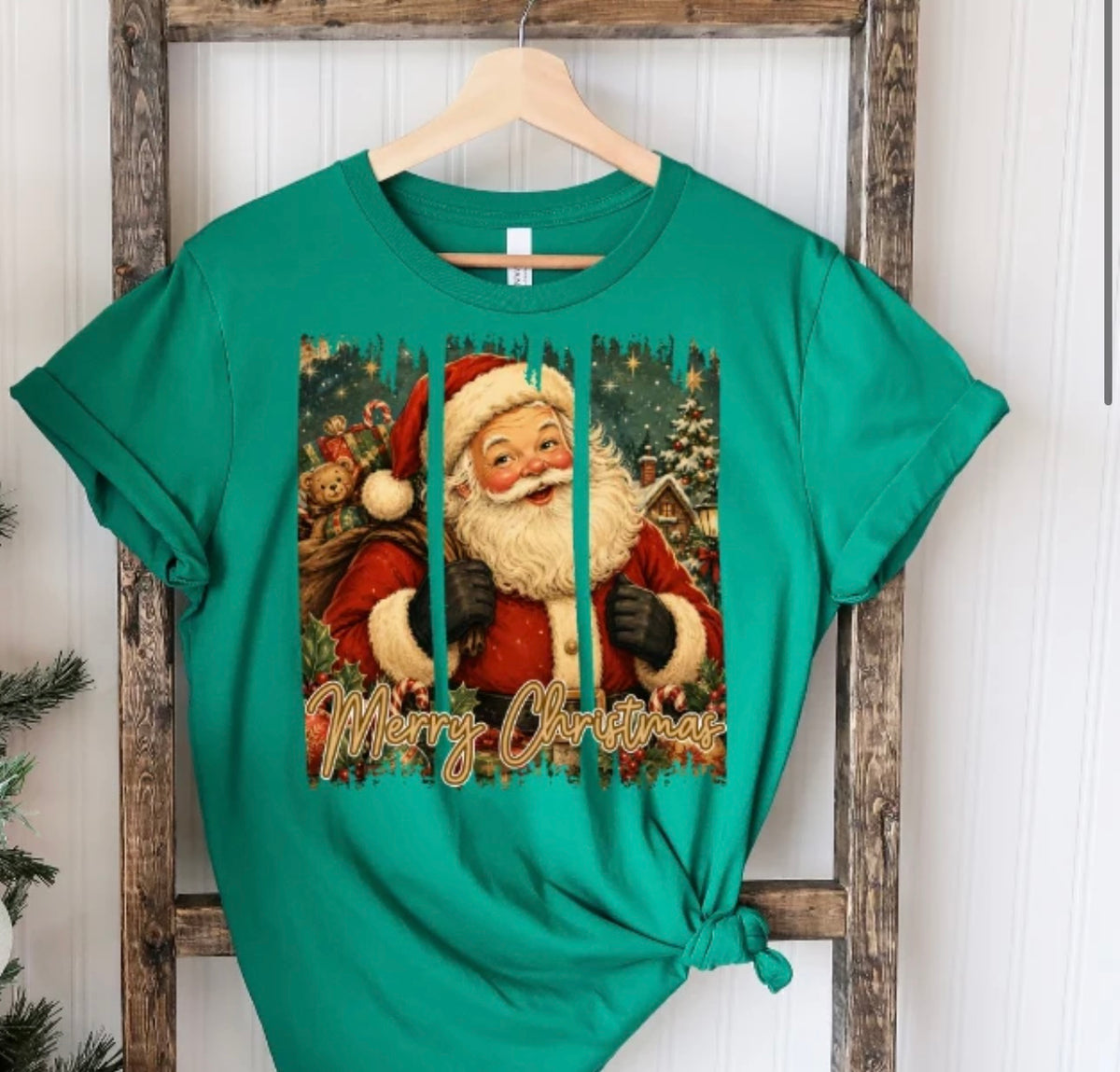 Santa Split Print