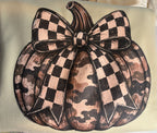 Camo/Checkered Pumpkin Crewneck Sand (LARGE)