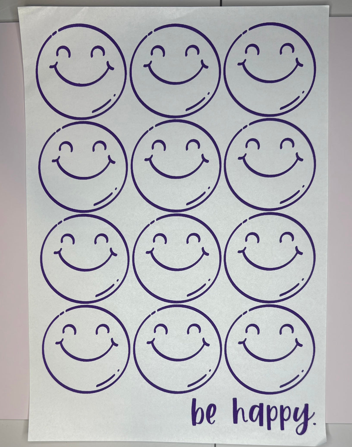 Be Happy Smiles (purple)