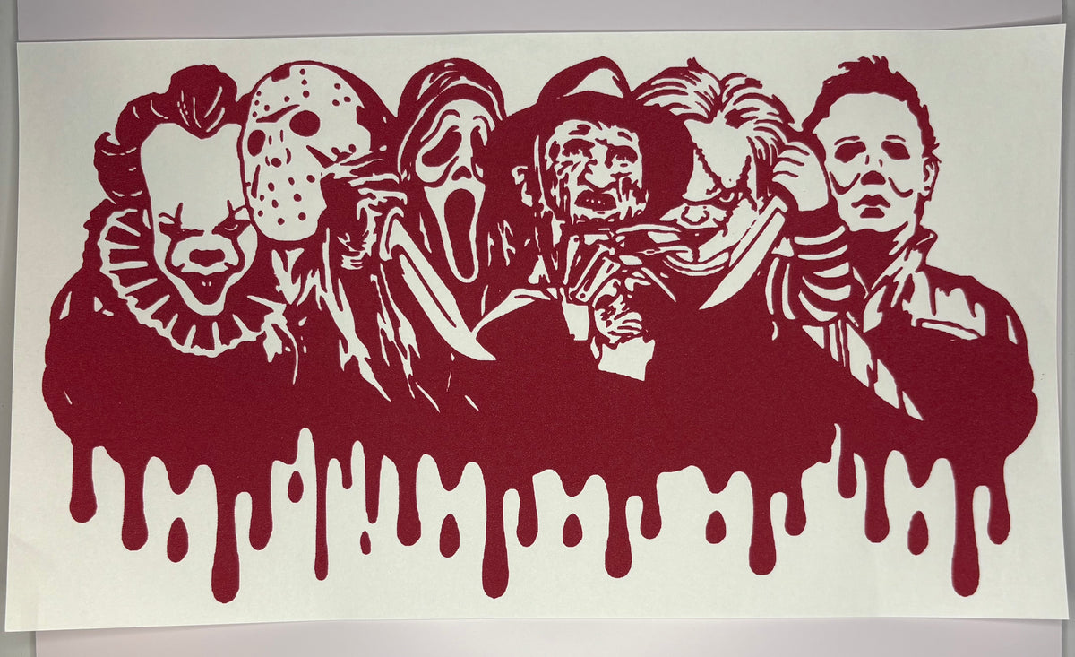 Horror Characters (red)