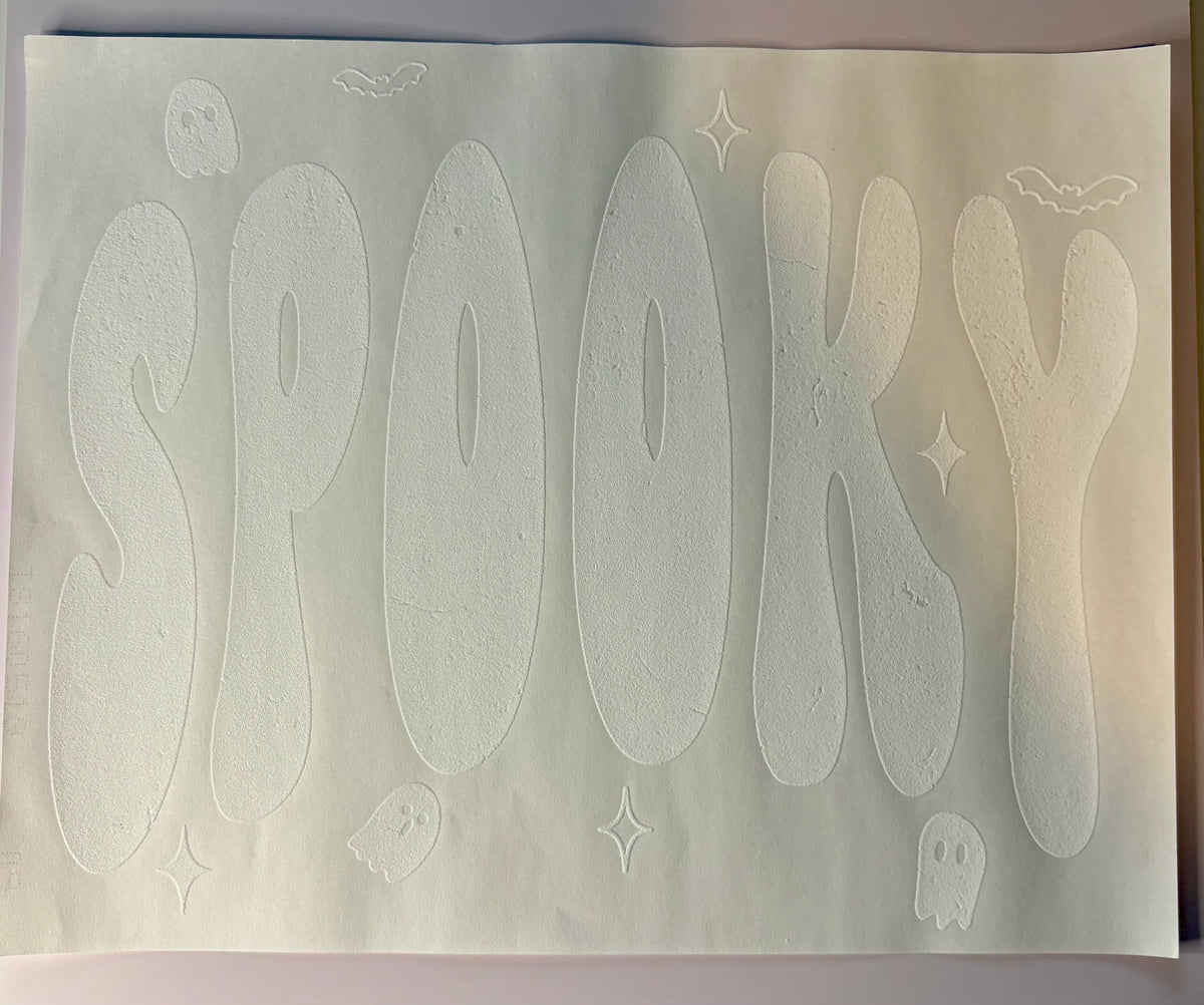 Spooky Bubble Print